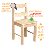 Krzesło Drewniane Standard