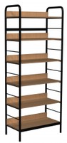 Regał biblioteczny rama metalowa jednostronny z zabezpieczeniem C